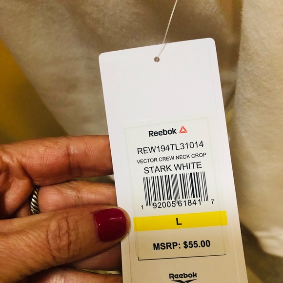 NWT Reebok Real Embroidered Sweatshirt 😎🇺🇸❤️ - Picture 5 of 8